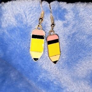 Colorful Pencil Earrings
